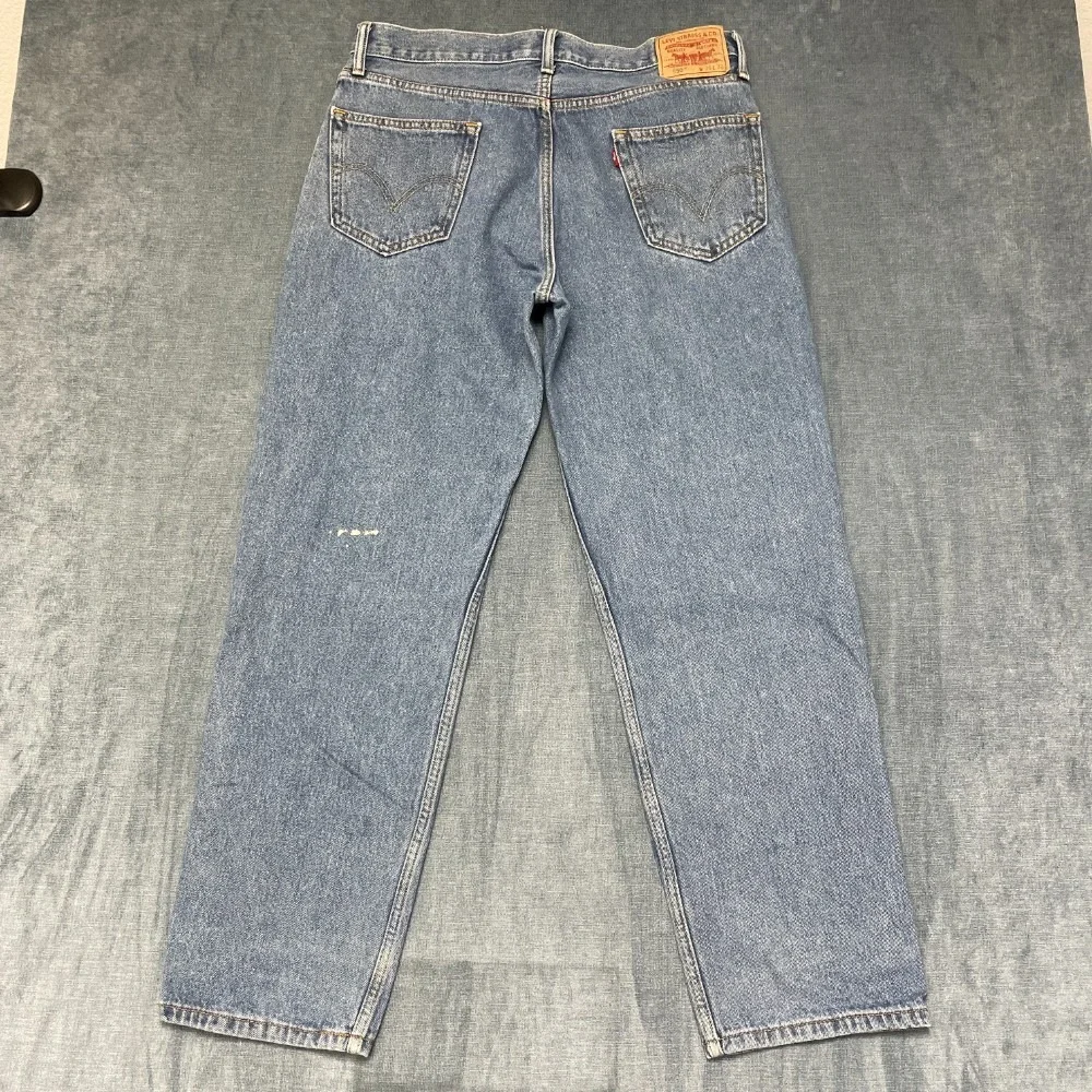 Levi's 550 Relaxed Fit Jeans Mens 36x32 Blue Denim Cotton Non Stretch Outdoor